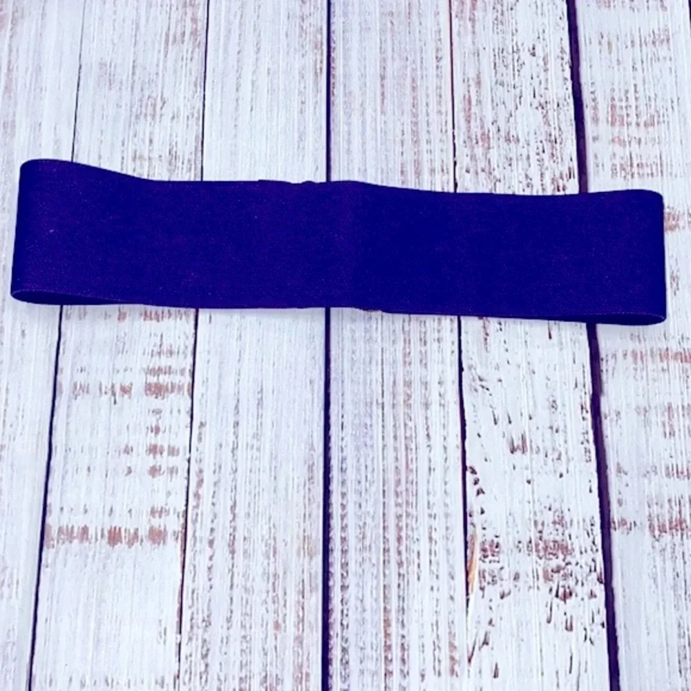 Vintage purple stretch belt